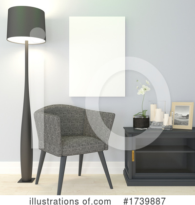 Royalty-Free (RF) Room Clipart Illustration by KJ Pargeter - Stock Sample #1739887