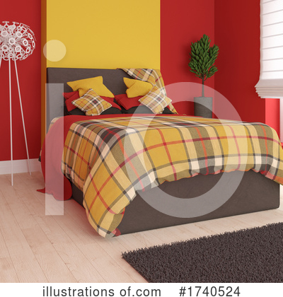 Royalty-Free (RF) Room Clipart Illustration by KJ Pargeter - Stock Sample #1740524