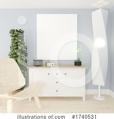 Royalty-Free (RF) Room Clipart Illustration by KJ Pargeter - Stock Sample #1740531