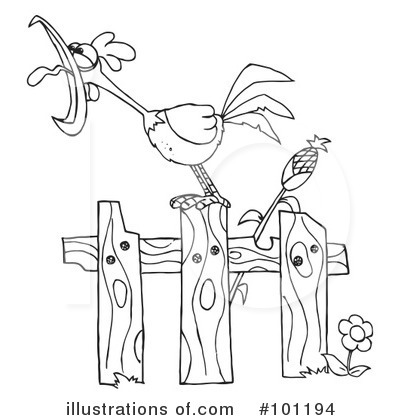 Rooster Clipart #101194 by Hit Toon
