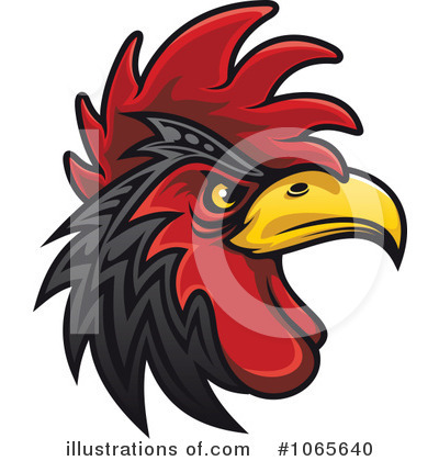 Royalty-Free (RF) Rooster Clipart Illustration by Vector Tradition SM - Stock Sample #1065640