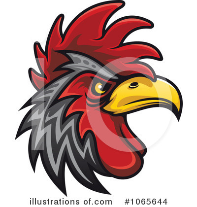 Royalty-Free (RF) Rooster Clipart Illustration by Vector Tradition SM - Stock Sample #1065644