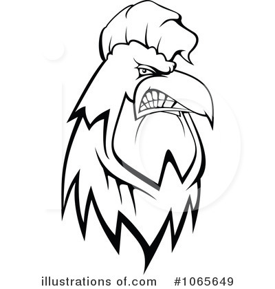 Royalty-Free (RF) Rooster Clipart Illustration by Vector Tradition SM - Stock Sample #1065649