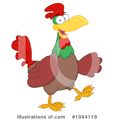 Rooster Clipart #1094119 by Hit Toon