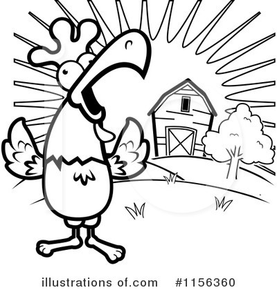 Royalty-Free (RF) Rooster Clipart Illustration by Cory Thoman - Stock Sample #1156360