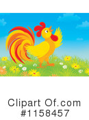 Rooster Clipart #1158457 by Alex Bannykh