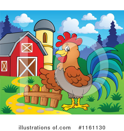 Rooster Clipart #1161130 by visekart
