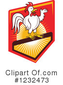 Rooster Clipart #1232473 by patrimonio