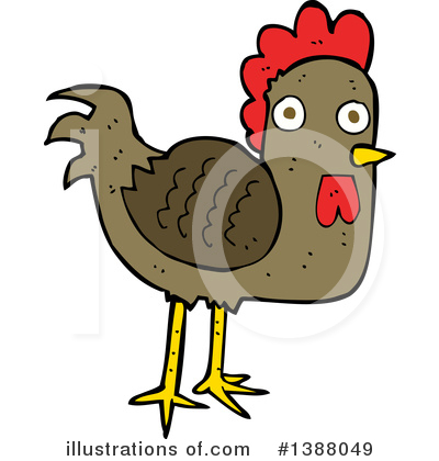 Royalty-Free (RF) Rooster Clipart Illustration by lineartestpilot - Stock Sample #1388049