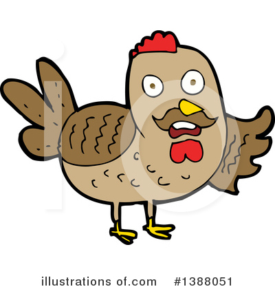 Royalty-Free (RF) Rooster Clipart Illustration by lineartestpilot - Stock Sample #1388051