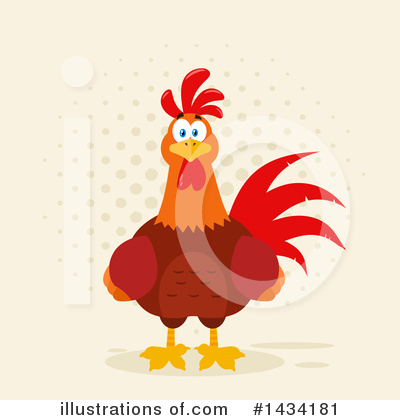 Rooster Clipart #1434181 by Hit Toon