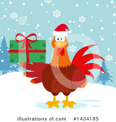 Rooster Clipart #1434185 by Hit Toon