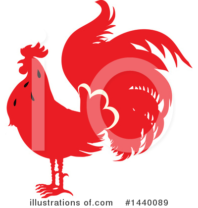 Royalty-Free (RF) Rooster Clipart Illustration by Vector Tradition SM - Stock Sample #1440089