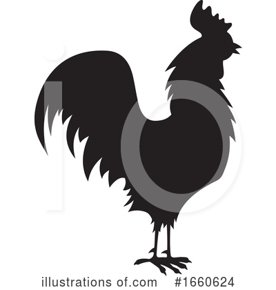 Royalty-Free (RF) Rooster Clipart Illustration by Any Vector - Stock Sample #1660624