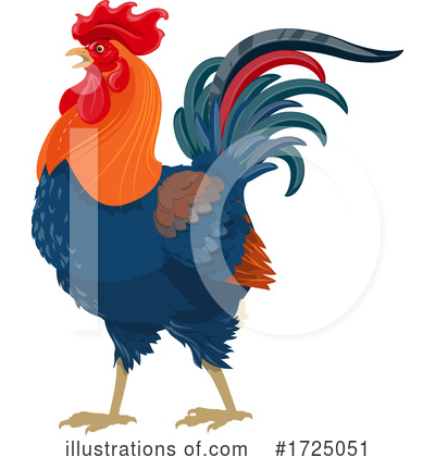 Royalty-Free (RF) Rooster Clipart Illustration by Vector Tradition SM - Stock Sample #1725051