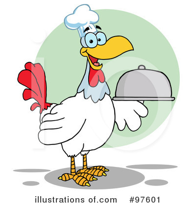 Royalty-Free (RF) Rooster Clipart Illustration by Hit Toon - Stock Sample #97601