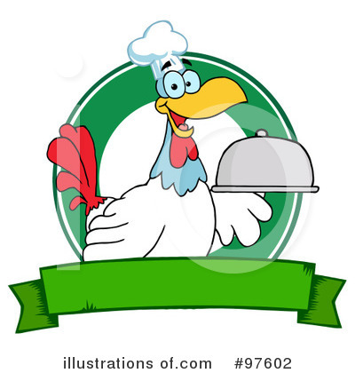 Royalty-Free (RF) Rooster Clipart Illustration by Hit Toon - Stock Sample #97602