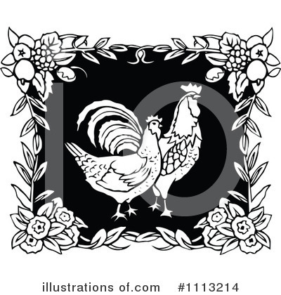 Rooster Clipart #1113214 by Prawny Vintage
