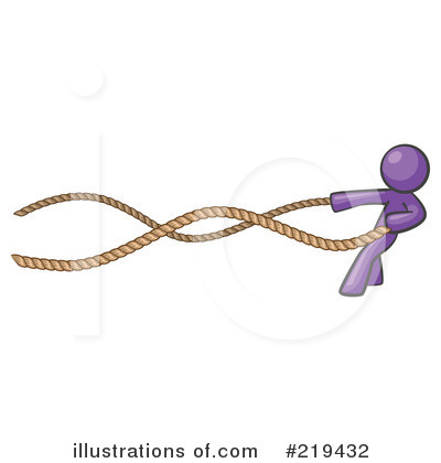 Purple Mascot Clipart #219432 by Leo Blanchette