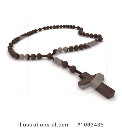 Royalty-Free (RF) Rosary Clipart Illustration by BNP Design Studio - Stock Sample #1063435