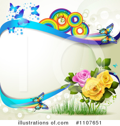 Butterfly Frame Clipart #1107651 by merlinul