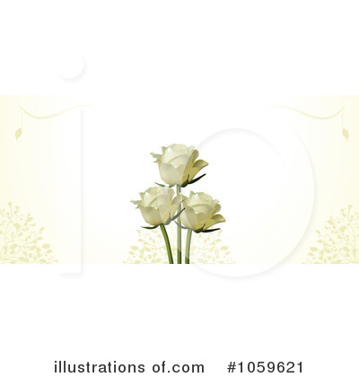 Ivory Rose Clipart #1059621 by elaineitalia