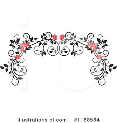Royalty-Free (RF) Rose Clipart Illustration by Vector Tradition SM - Stock Sample #1188564