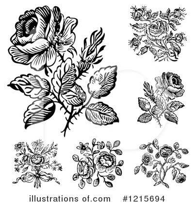 Roses Clipart #1215694 by BestVector