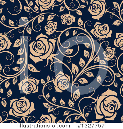 Royalty-Free (RF) Rose Clipart Illustration by Vector Tradition SM - Stock Sample #1327757