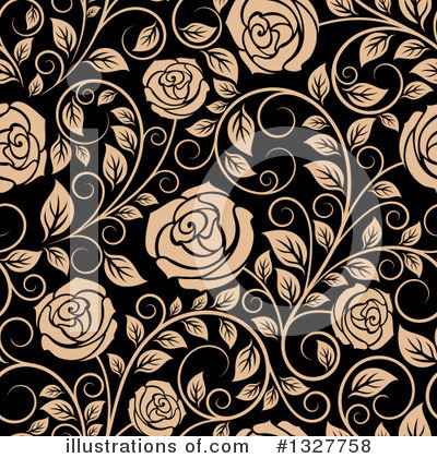 Royalty-Free (RF) Rose Clipart Illustration by Vector Tradition SM - Stock Sample #1327758