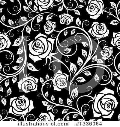 Royalty-Free (RF) Rose Clipart Illustration by Vector Tradition SM - Stock Sample #1336064