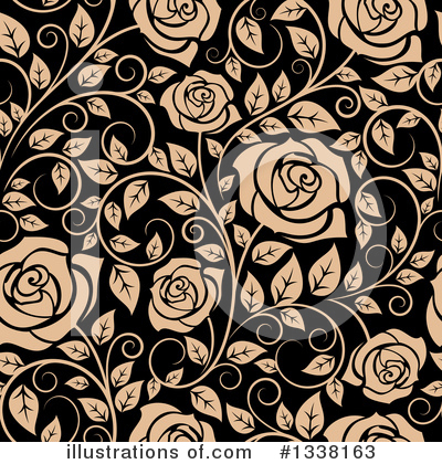Royalty-Free (RF) Rose Clipart Illustration by Vector Tradition SM - Stock Sample #1338163