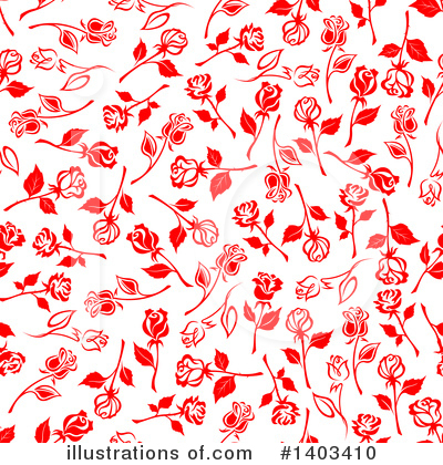 Royalty-Free (RF) Rose Clipart Illustration by Vector Tradition SM - Stock Sample #1403410