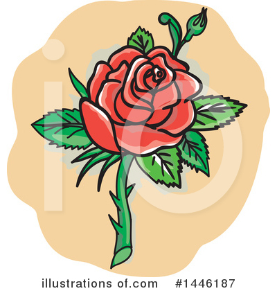 Flower Clipart #1446187 by patrimonio