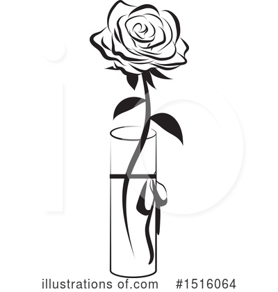 Royalty-Free (RF) Rose Clipart Illustration by Vitmary Rodriguez - Stock Sample #1516064