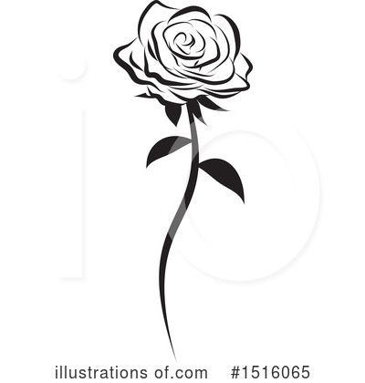 Royalty-Free (RF) Rose Clipart Illustration by Vitmary Rodriguez - Stock Sample #1516065