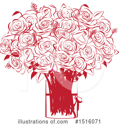Royalty-Free (RF) Rose Clipart Illustration by Vitmary Rodriguez - Stock Sample #1516071