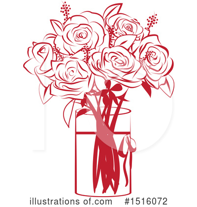 Royalty-Free (RF) Rose Clipart Illustration by Vitmary Rodriguez - Stock Sample #1516072