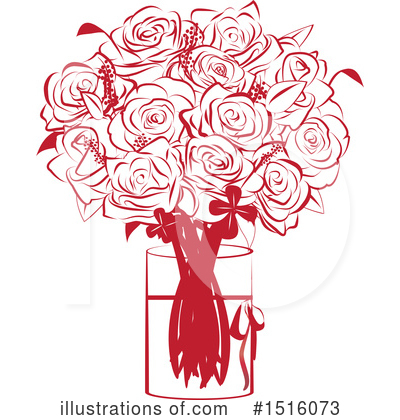 Royalty-Free (RF) Rose Clipart Illustration by Vitmary Rodriguez - Stock Sample #1516073