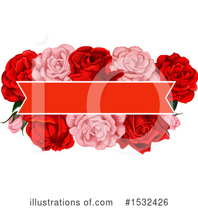 Royalty-Free (RF) Rose Clipart Illustration by Vector Tradition SM - Stock Sample #1532426