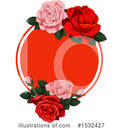 Royalty-Free (RF) Rose Clipart Illustration by Vector Tradition SM - Stock Sample #1532427