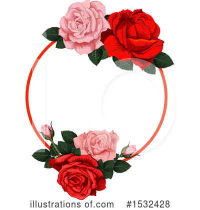Royalty-Free (RF) Rose Clipart Illustration by Vector Tradition SM - Stock Sample #1532428