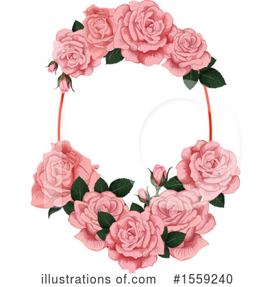 Royalty-Free (RF) Rose Clipart Illustration by Vector Tradition SM - Stock Sample #1559240