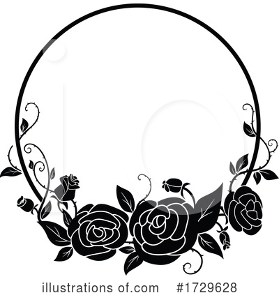 Royalty-Free (RF) Rose Clipart Illustration by Vector Tradition SM - Stock Sample #1729628