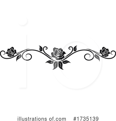 Royalty-Free (RF) Rose Clipart Illustration by Vector Tradition SM - Stock Sample #1735139