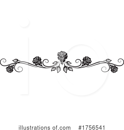 Royalty-Free (RF) Rose Clipart Illustration by Vector Tradition SM - Stock Sample #1756541
