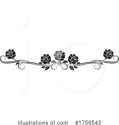Royalty-Free (RF) Rose Clipart Illustration by Vector Tradition SM - Stock Sample #1756543