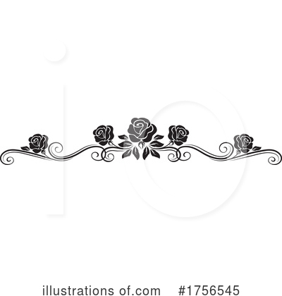 Royalty-Free (RF) Rose Clipart Illustration by Vector Tradition SM - Stock Sample #1756545