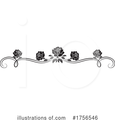 Royalty-Free (RF) Rose Clipart Illustration by Vector Tradition SM - Stock Sample #1756546
