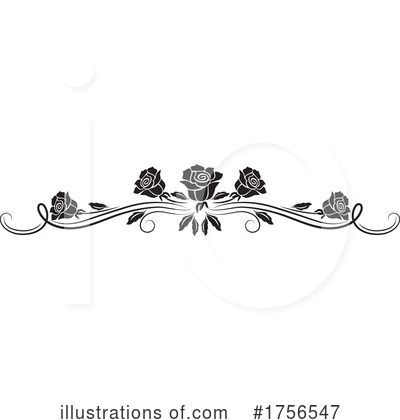 Royalty-Free (RF) Rose Clipart Illustration by Vector Tradition SM - Stock Sample #1756547